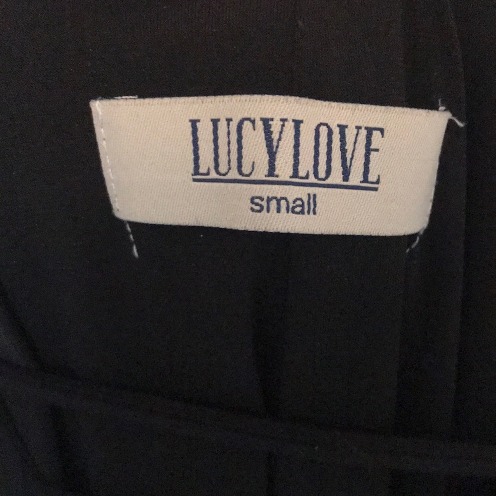 Lucy love long sleeve black dress - Picture 4 of 4